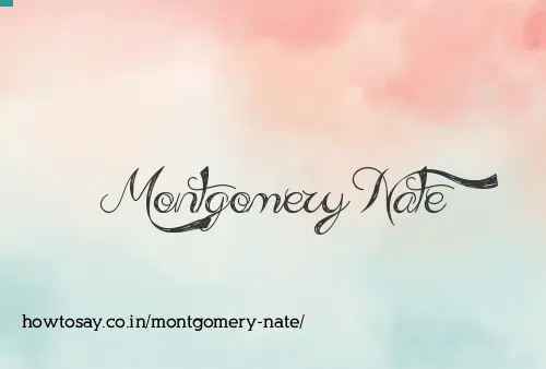 Montgomery Nate