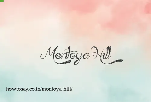 Montoya Hill