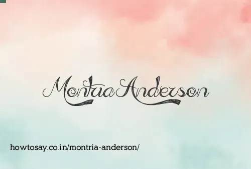 Montria Anderson