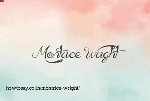 Montrice Wright
