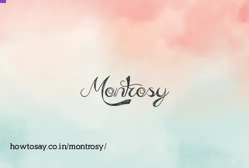 Montrosy