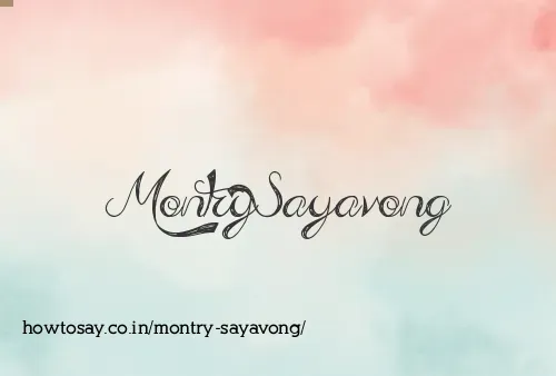 Montry Sayavong