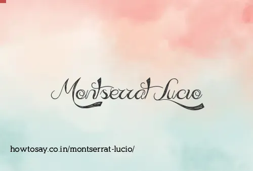 Montserrat Lucio