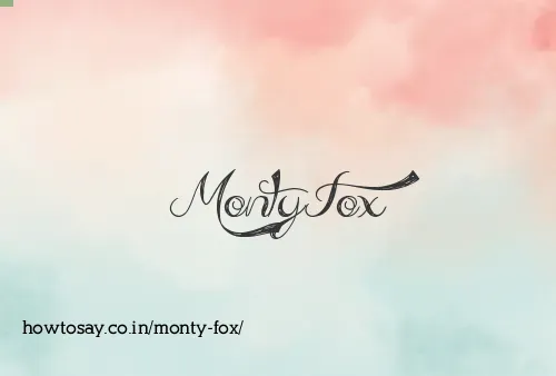 Monty Fox