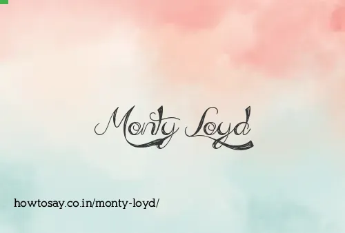 Monty Loyd