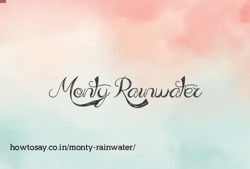 Monty Rainwater