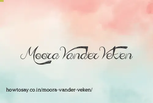 Moora Vander Veken