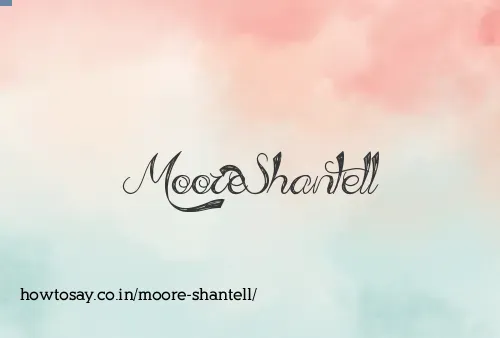 Moore Shantell