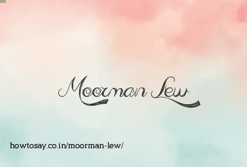 Moorman Lew