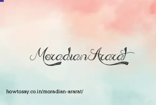 Moradian Ararat