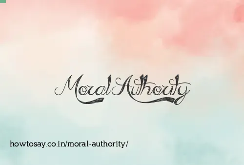 Moral Authority