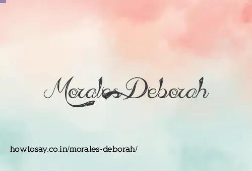 Morales Deborah