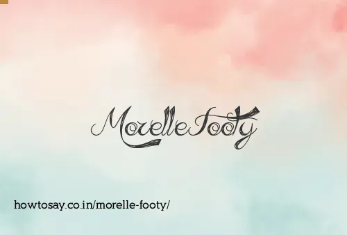 Morelle Footy