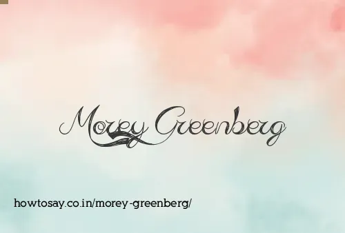 Morey Greenberg