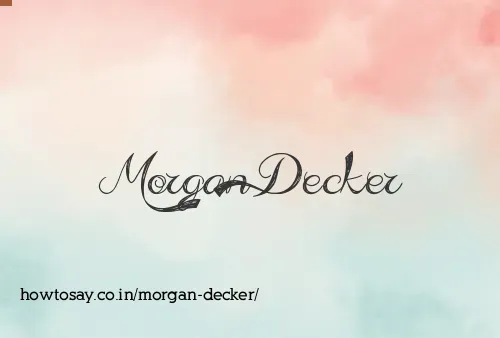 Morgan Decker