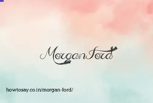 Morgan Ford