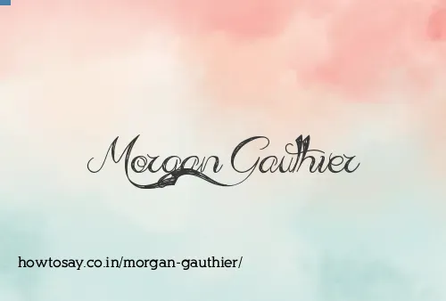 Morgan Gauthier