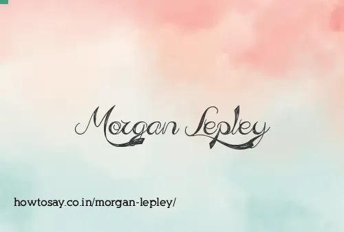 Morgan Lepley