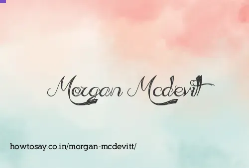 Morgan Mcdevitt