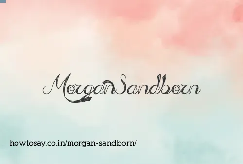 Morgan Sandborn