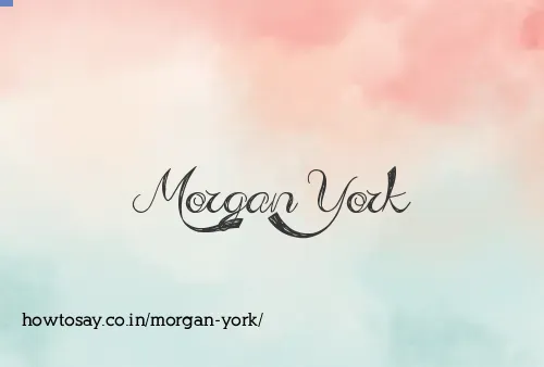 Morgan York