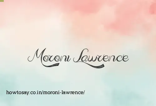 Moroni Lawrence