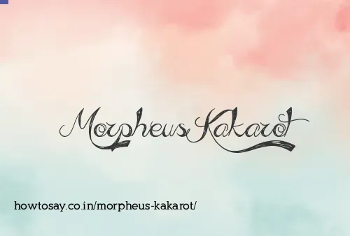 Morpheus Kakarot
