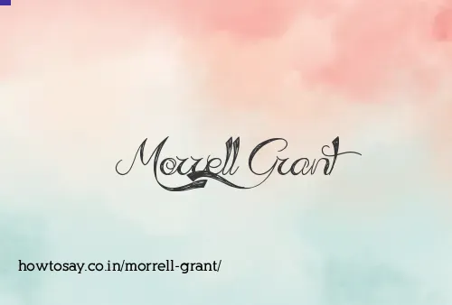 Morrell Grant