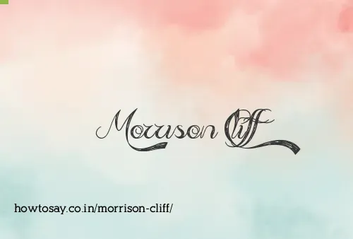 Morrison Cliff
