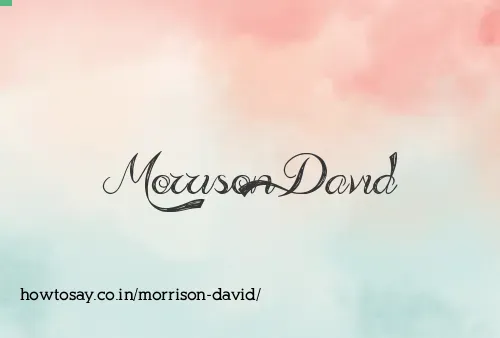 Morrison David