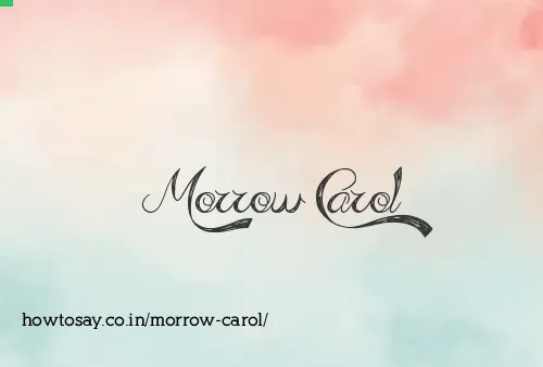 Morrow Carol