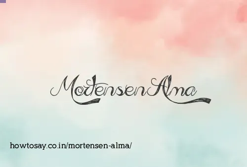 Mortensen Alma