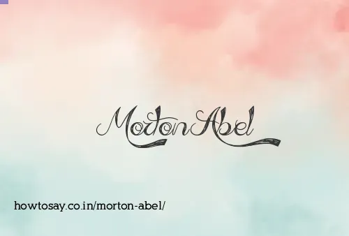 Morton Abel
