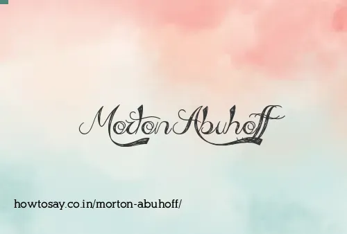 Morton Abuhoff