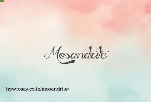 Mosandrite