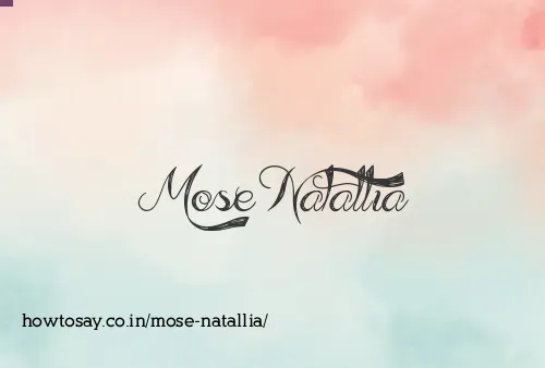 Mose Natallia