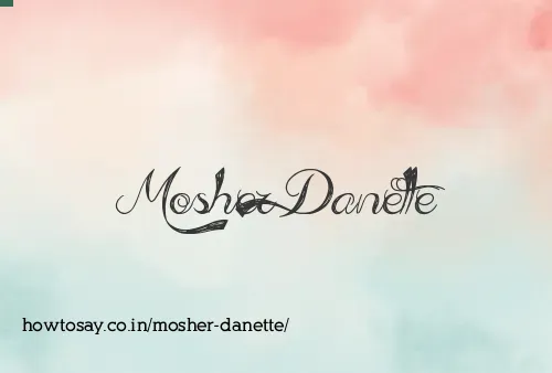 Mosher Danette