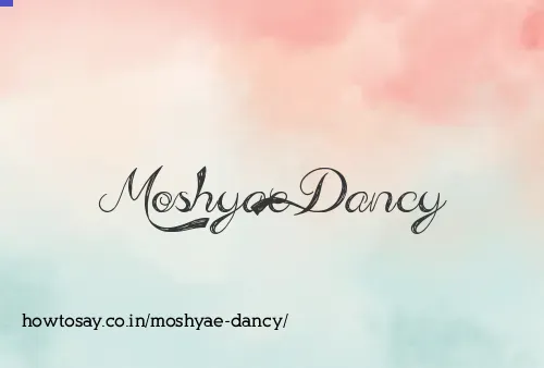 Moshyae Dancy