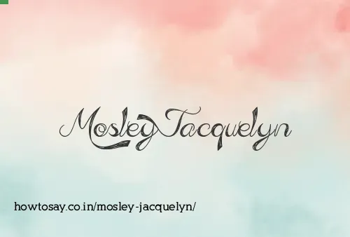 Mosley Jacquelyn