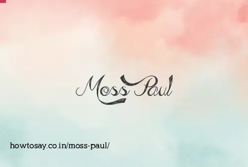 Moss Paul