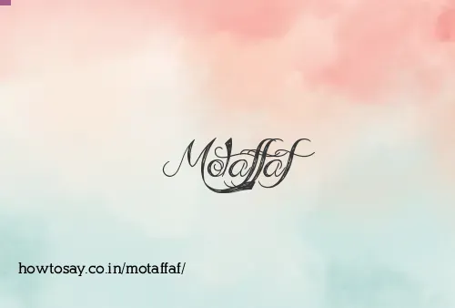 Motaffaf