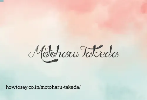 Motoharu Takeda