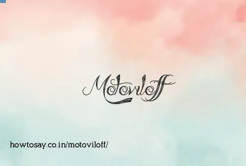 Motoviloff