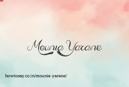 Mounia Yarane