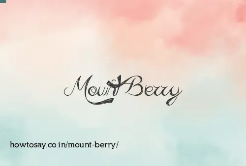 Mount Berry