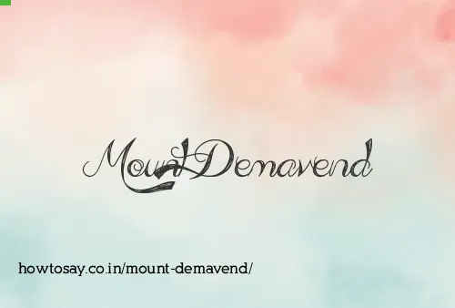 Mount Demavend