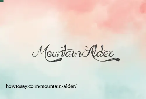 Mountain Alder