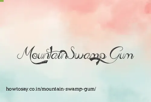 Mountain Swamp Gum