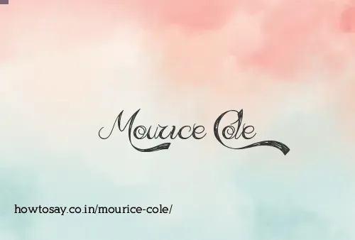 Mourice Cole
