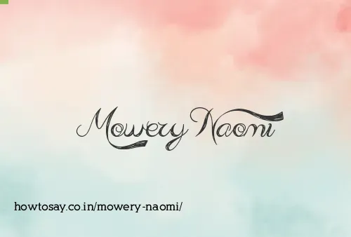Mowery Naomi